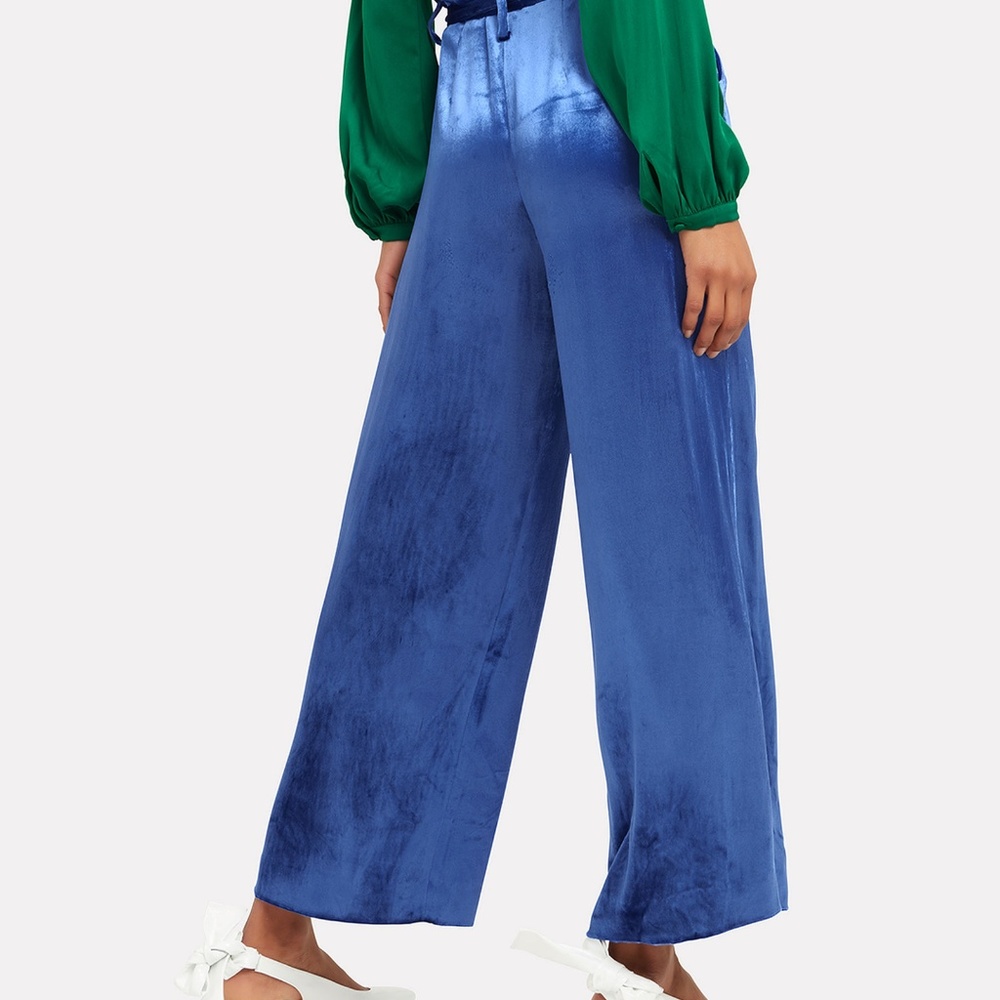 INTERMIX Claudia Velvet Pants Size 4 - Picture 4 of 4